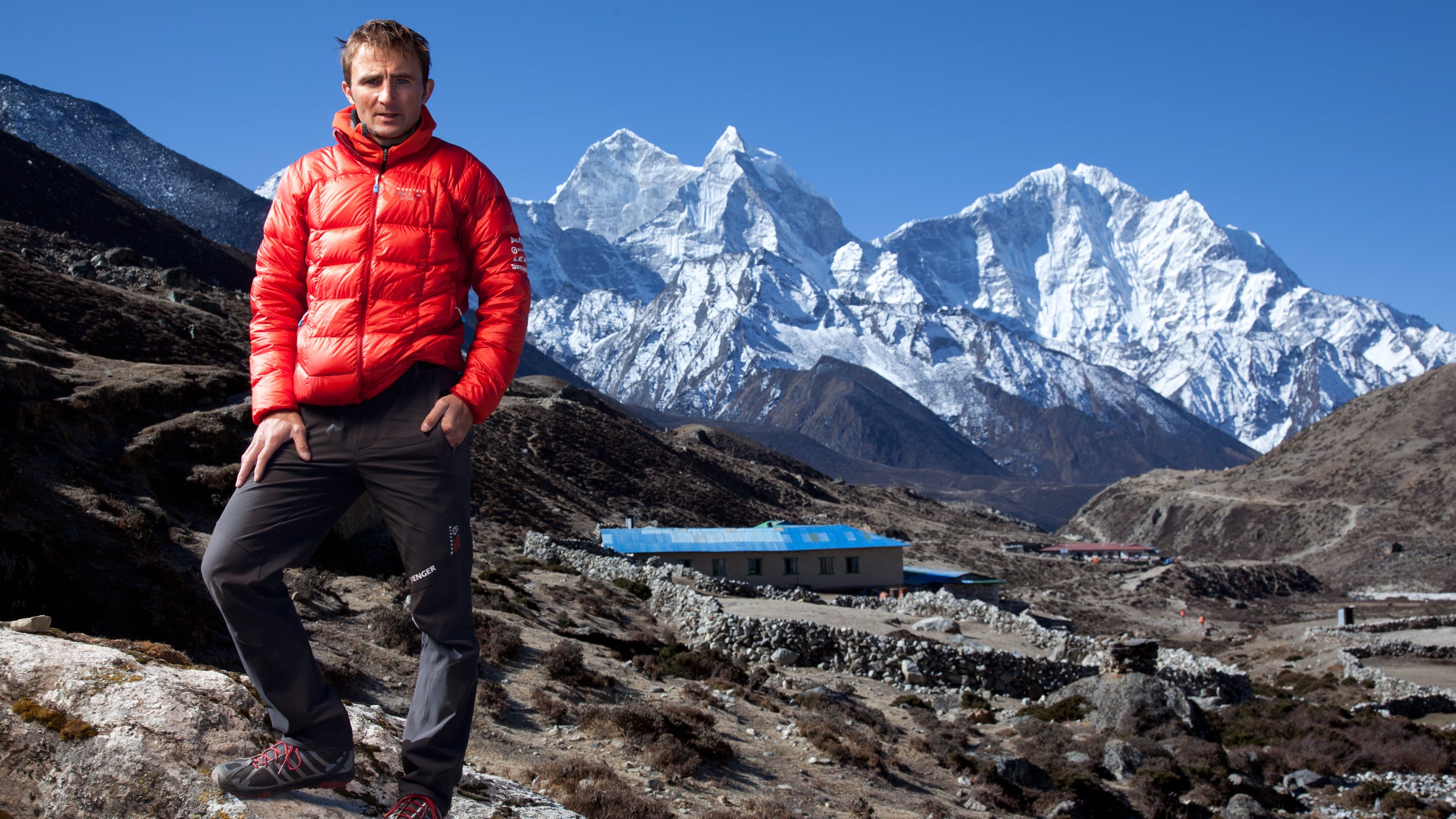 Ueli Steck on Everest in April 2012.