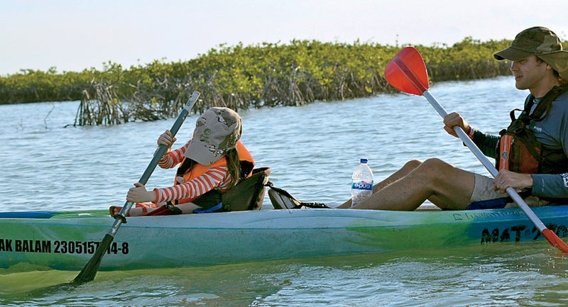Kayaking with Yucatan Outdoors.