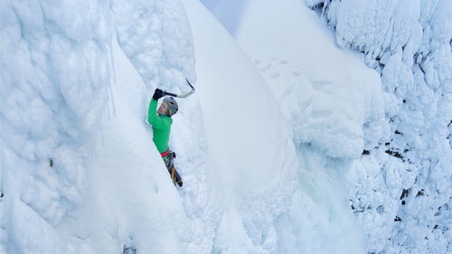 wiktor skupinski, tim emmett, klemen premrl, helmcken falls, british columbia, photography, climbing
