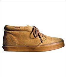 Tan suede clearance fleece vans