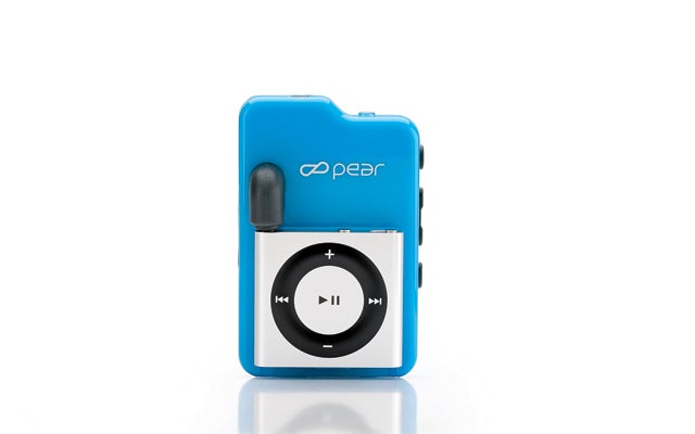 Combination foot sensor, hear-rate monitor, and digital coach.