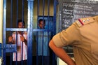 Jailed Kaziranga poachers and their quarry.