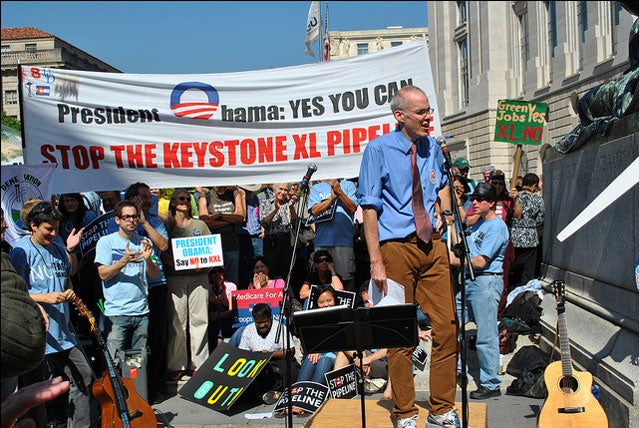 Bill McKibben, Keystone XL pipeline rally