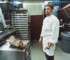 Chef David Barry faces off with dinner in the kitchen of the Horseradish Grill