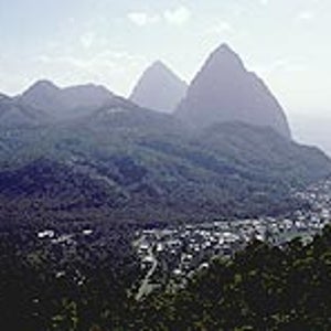 Island appeal: sun-bathed St. Lucia