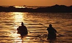 One down, two to go: kayaking the day away off Vancouver Island