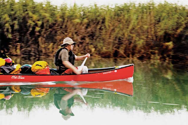 Pecos River at remote Pandale Crossing, Texas (Picture a D…