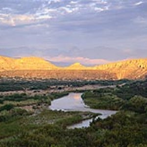 Lazy river day: the Rio Grande winds through Big Bend National Park