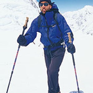 Weihenmayer nears 22,000 feet in Western Cwm on his was to Everest's summit, May 2001.