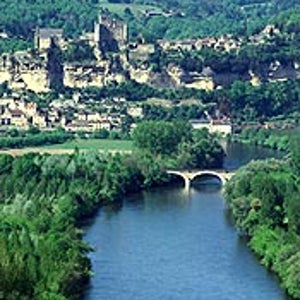 Multi-sport kingdom: a river-top view of Beynac Castle in Dordogne, France