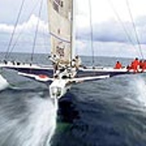 Alain Thébault's L'Hydroptère off La-Trinite-sur-Mer, France