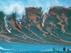 Art Brewer (The Surfer's Journal, $65), The second volume in the Masters of Surf Photography series, collects more than 30 years of this camera Kahuna's Ultrasoulful Work—from action shots like this one of Dennis Pang, Marvin Foster, and the late Mar