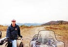 A man of reason: ATV Sensei Ben Johnson takes in the view atop Wylo ridge. His mantra? "go slow"