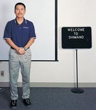 Wheel hoss: Kozo Shimano at the company's California HQ