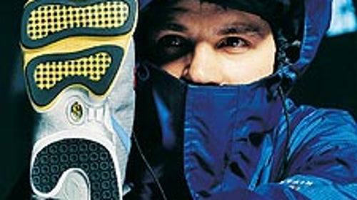 Sole Patrol: would-be sneaker reinventor Abel Hastings eyes the New Balance Triathlon Shoe.