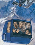 Clockwise from bottom left: Hugh Smyth, Al Raine, Pete Seibert, Preston Leete Smith, Alex Cushing, Mike Shirley, Aaron Brill, and Dave McCoy.