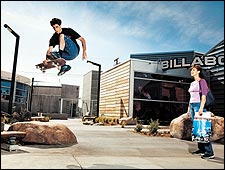 Hang Time: A typical day at the camp in Costa Mesa, California, April 2002