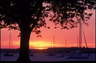 Can you see the light?: sunset on the Chesapeake in Maryland