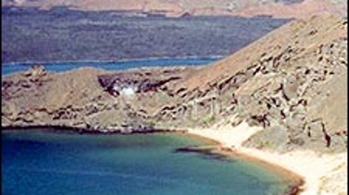 Marine iguanas? Yes. Tourist crowding? No.: Bartolome Island in the Galapagos