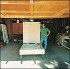 Thrown of the ape-man!: Rick Noll displays the controversial and anatomically diverse Skookum Cast.