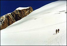 Breathe easy: descending Peru's 19,870-foot Huayna Potosi