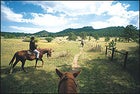 Riding on the east side of the ranch