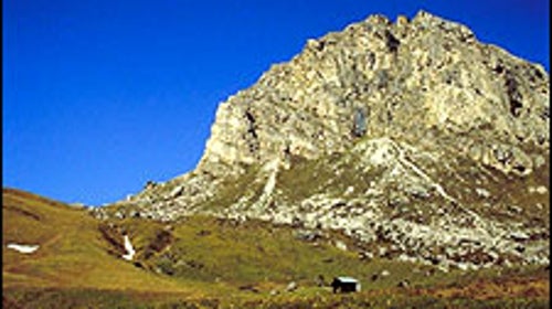 Rocky cliffs of the Italian Dolomites