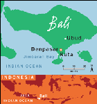 Map of Bali