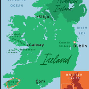 Map of Ireland