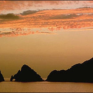 Sunset at the Sea Stacks