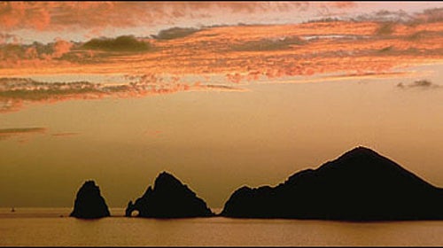 Sunset at the Sea Stacks