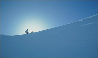 Tripping the white-light fantastic: Snowboarders in the French backcountry