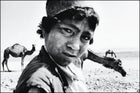 Ajnabi Gul ("Strange Flower"), a young camel herder, outside Herat