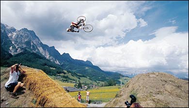 Mountain biking the X-Games Way