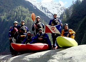 Tsangpo River expedition team