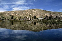 Drop a line: an inviting day on Lake Titicaca