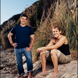 Guiding lights: Burton Roberts and Jenna Lewis near Malibu, California.  Photo by Patrick Fraser