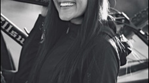 EXPRESS DELIVERY: Pua getting ready for a very long ride.