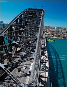 bridge climbing