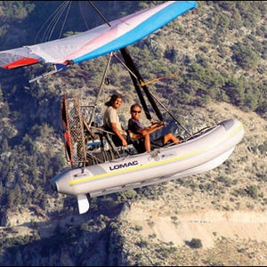 RAPID PORTAGE: McGrigor's flying boat.