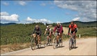 Eroica riders in Chianti
