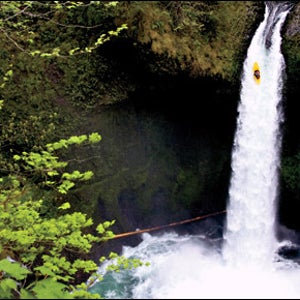 A long way from the bottom of Oregon's Metlako Falls