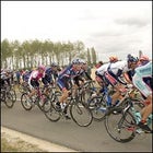 Armstrong finishes with the peloton after crashing in Stage 6