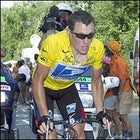 Armstrong blazed to the finish of Wednesday's individual time trial in a cool 39:41