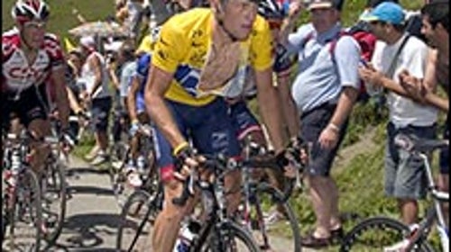 Lance Armstrong won yet another stage today, creating a gap of more than four minutes over his nearest competitors
