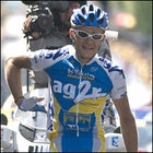 Sylvain Calzati winning Stage 8 of the Tour. (Beth Schneider)