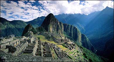 Salute the rising sun at Machu Picchu