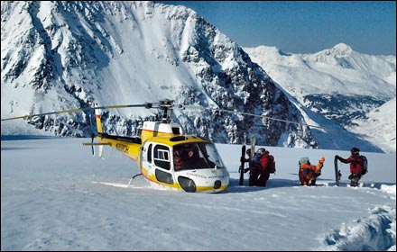 heli-skiing Tordrillo