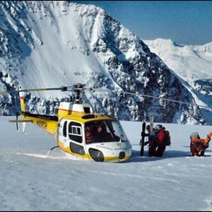 heli-skiing Tordrillo