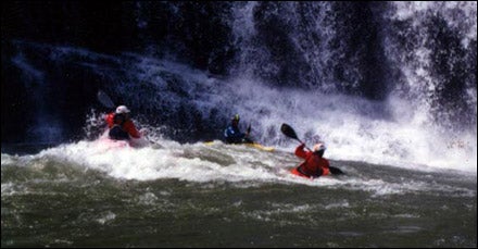 The Jackson Family kayaking